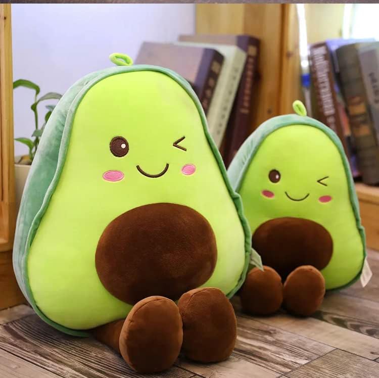 Almohadas rellenas de frutas de aguacate para bebés, niños, amigos y familiares. (17.72 pulgadas17.7 in)