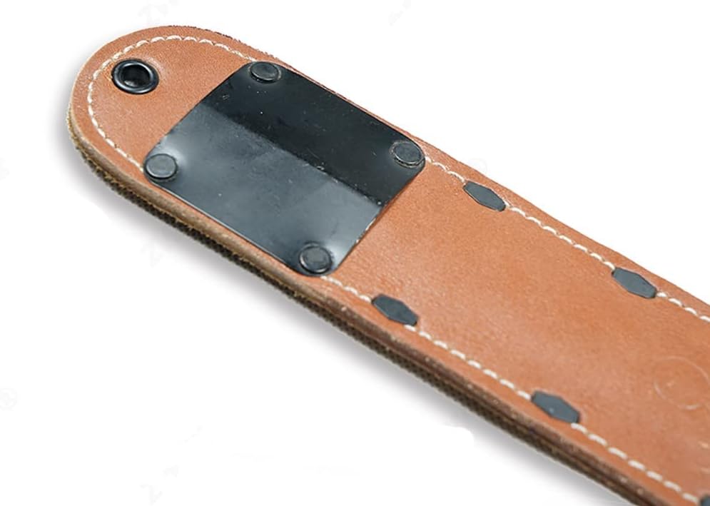 Cubierta de vaina de cuchillo M6, cubierta de cuchillo de piel de vaca, cubierta de herramienta al aire libre, réplica de la Segunda Guerra Mundial