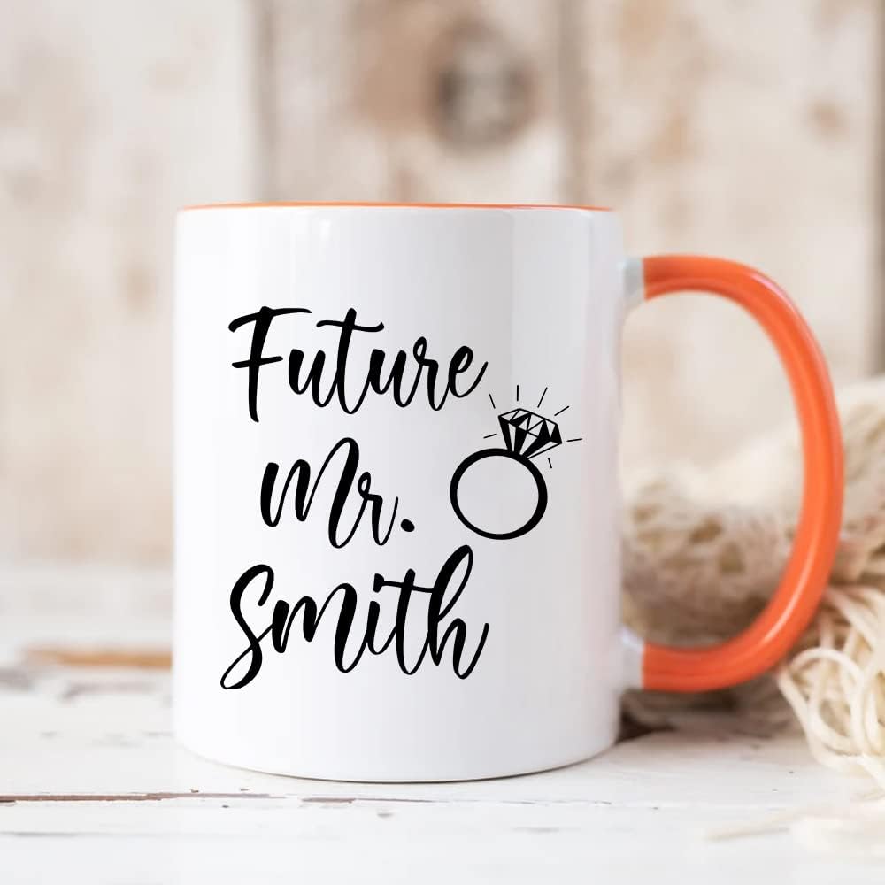 Mugs Café personalizado para parejas amantes de la nueva esposa, esposo, eres un señor afortunado, regalos divertidos para él y para ella, con