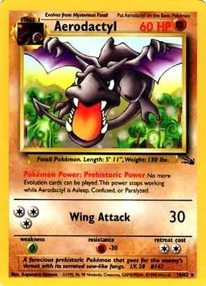 Aerodactyl 1662 Pokemon – Tarjeta de intercambio