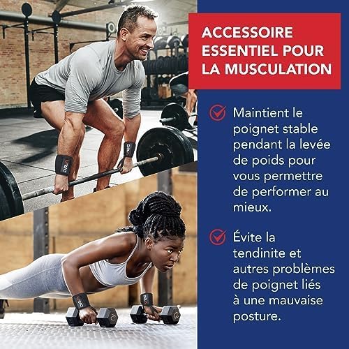 Muñequeras de gimnasio desarrolladas por médicoscorreas de muñeca de levantamiento para levantamiento de pesas, correas de gimnasio resistentes con