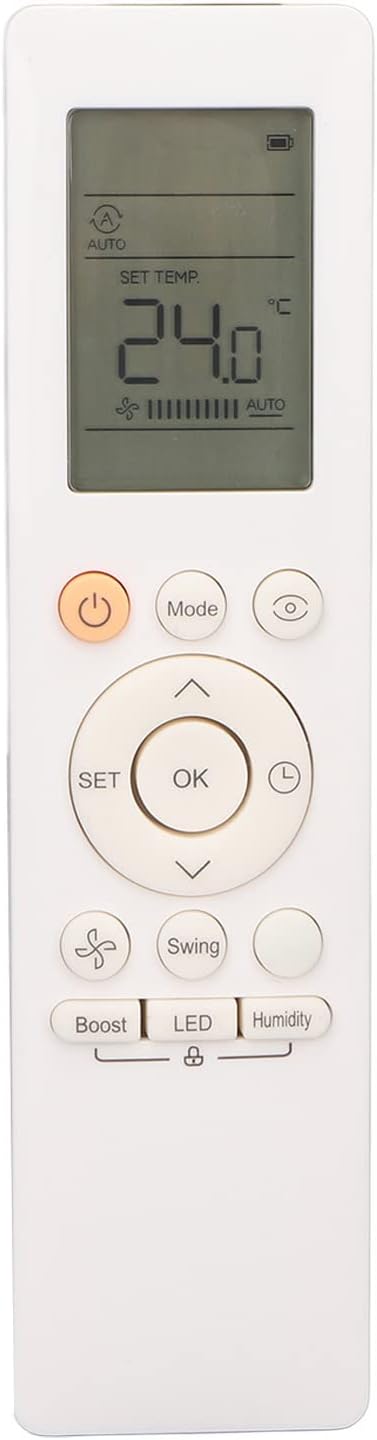 RG10L1 C2HS BGEF Control remoto de aire acondicionado, reemplazo universal del control remoto de CA para la serie Midea