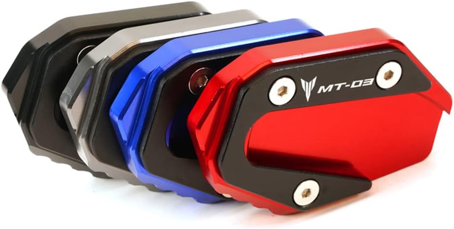 Accesorios de motocicleta con soporte lateral para Yamaha MT03 MT 03 2016 2017 2018 2019 2020 placa de extensión de soporte
