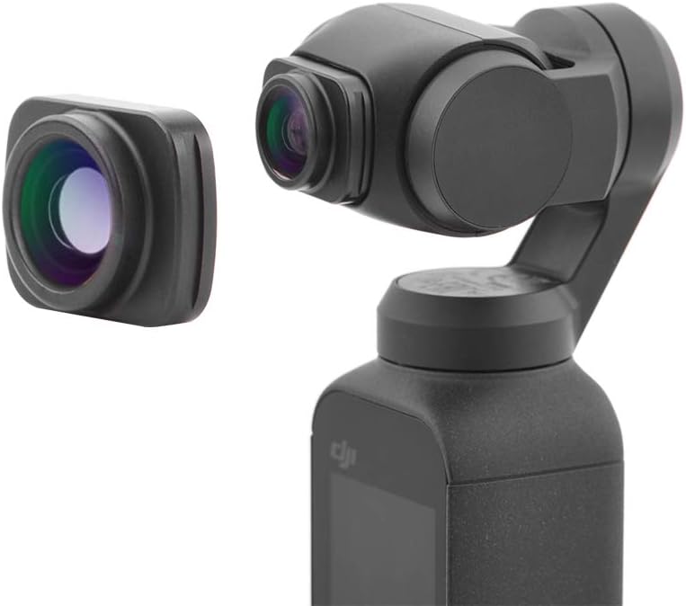 Lente de cámara gran angular magnética 2023 Filtro de lente de vidrio óptico para DJI Osmo Accesorios de bolsillo