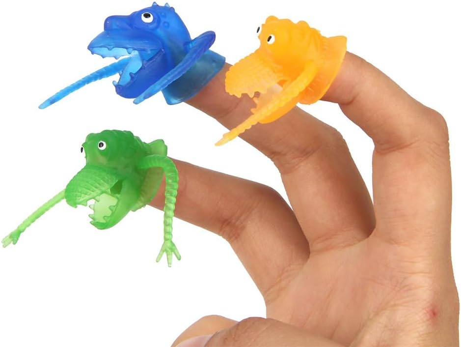 20 marionetas pequeñas de dedo, juguete de dedo de monstruo de dinosaurio, mini broma, regalo de fiesta, premios de aula, juguetes divertidos,