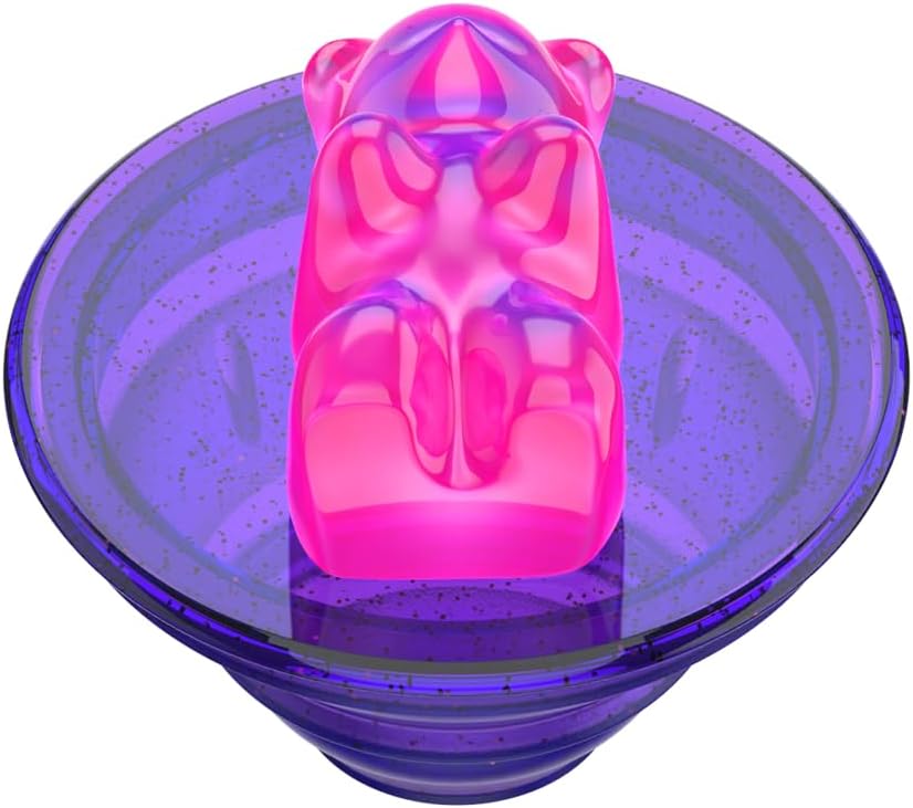 POPSOCKETS Agarre para teléfono con soporte expansible – Gummy Bear Purple