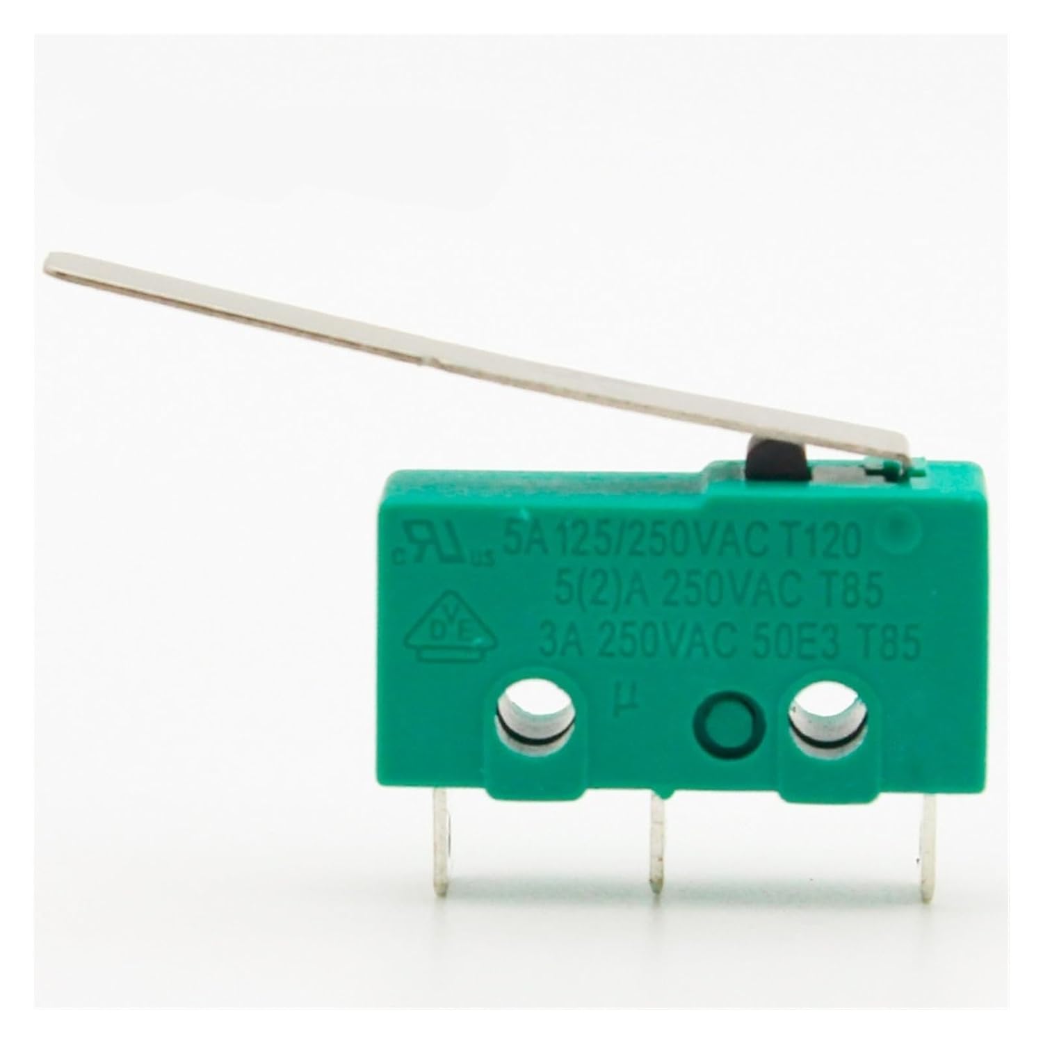 10 unids 3-pin Micro Touch Switch NO+NC 3a5a 125VAC 250VAC Mini interruptor de límite Micro interruptor micro interruptor con 1.142 in barra larga