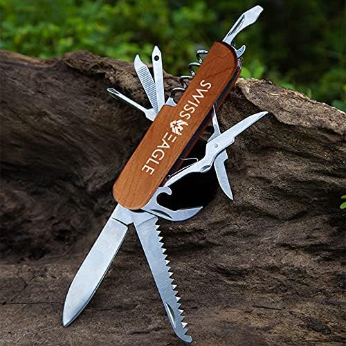 Swiss Eagle Cuchillo de ejército multiherramienta paquetes de 11 herramientas en tu bolsillo