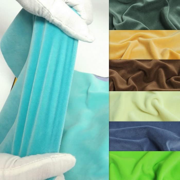The Yard – Manta elástica de felpa Mochi Minky Hug-Z by The Yard DIY Baby Blankets Decor Clothing Snuggle (turquesa)