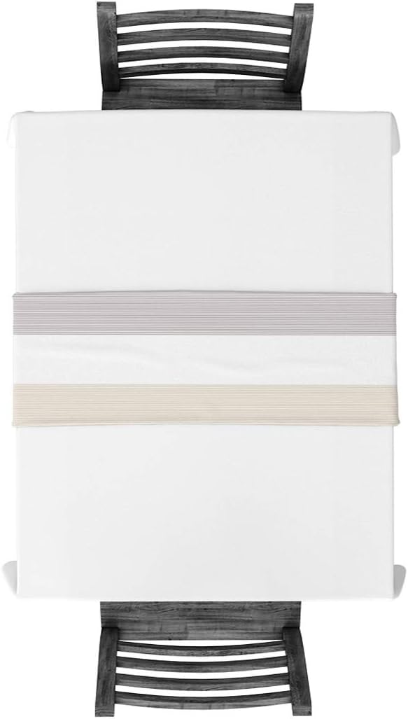 Camino de mesa geométrico de 13 x 90 pulgadas, lino de arpillera, antideslizante, resistente al calor, mantel individual para decoración del hogar