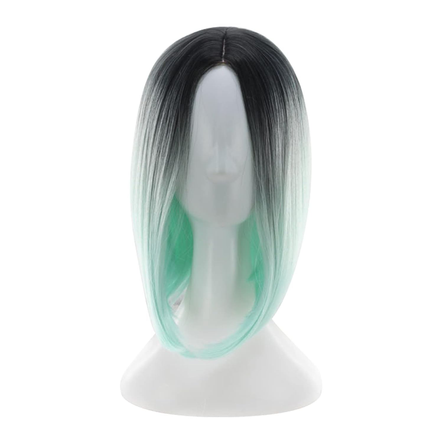 GUSYBG Peluca de fiesta degradado de pelo corto y lacio con reflejos femeninos rubios con encaje frontal, peluca rubia afro amor, pelucas trenzadas