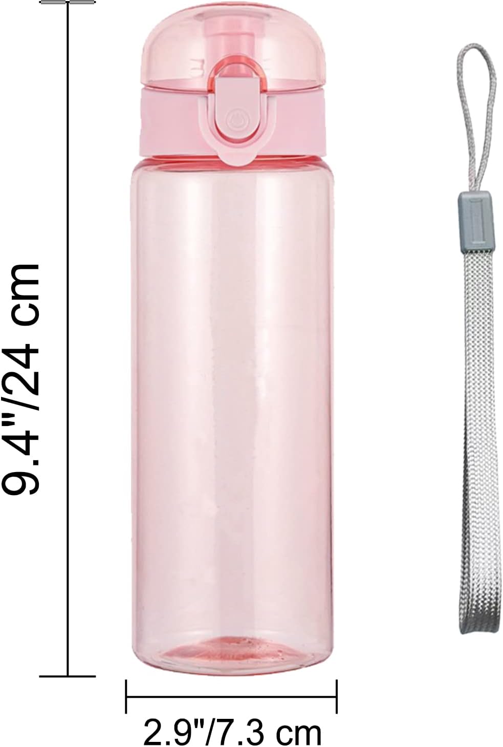 MESHELEY Botellas de agua personalizadas de 26 onzas, botellas de agua personalizadas para niños, niñas, hombres, mujeres, escuela, botella de agua
