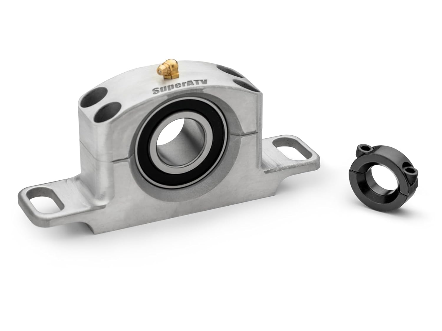 SuperATV Billet Rodamiento de aluminio para Can-Am Maverick Sport (2019+) – Autoalineable y engrasable