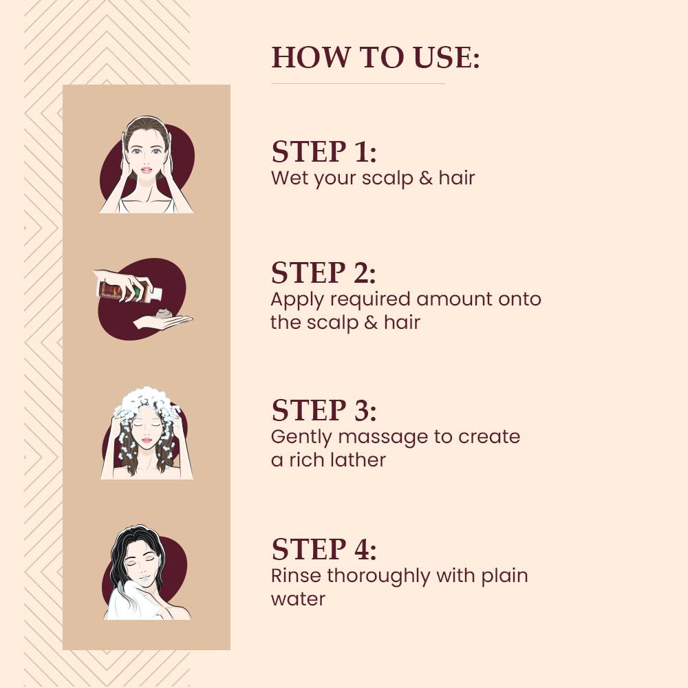 Jabapushp Natural Hair Cleanser (Shampoo), propiedades terapéuticas para controlar la caída del cabello, fortalecer las raíces para un cabello