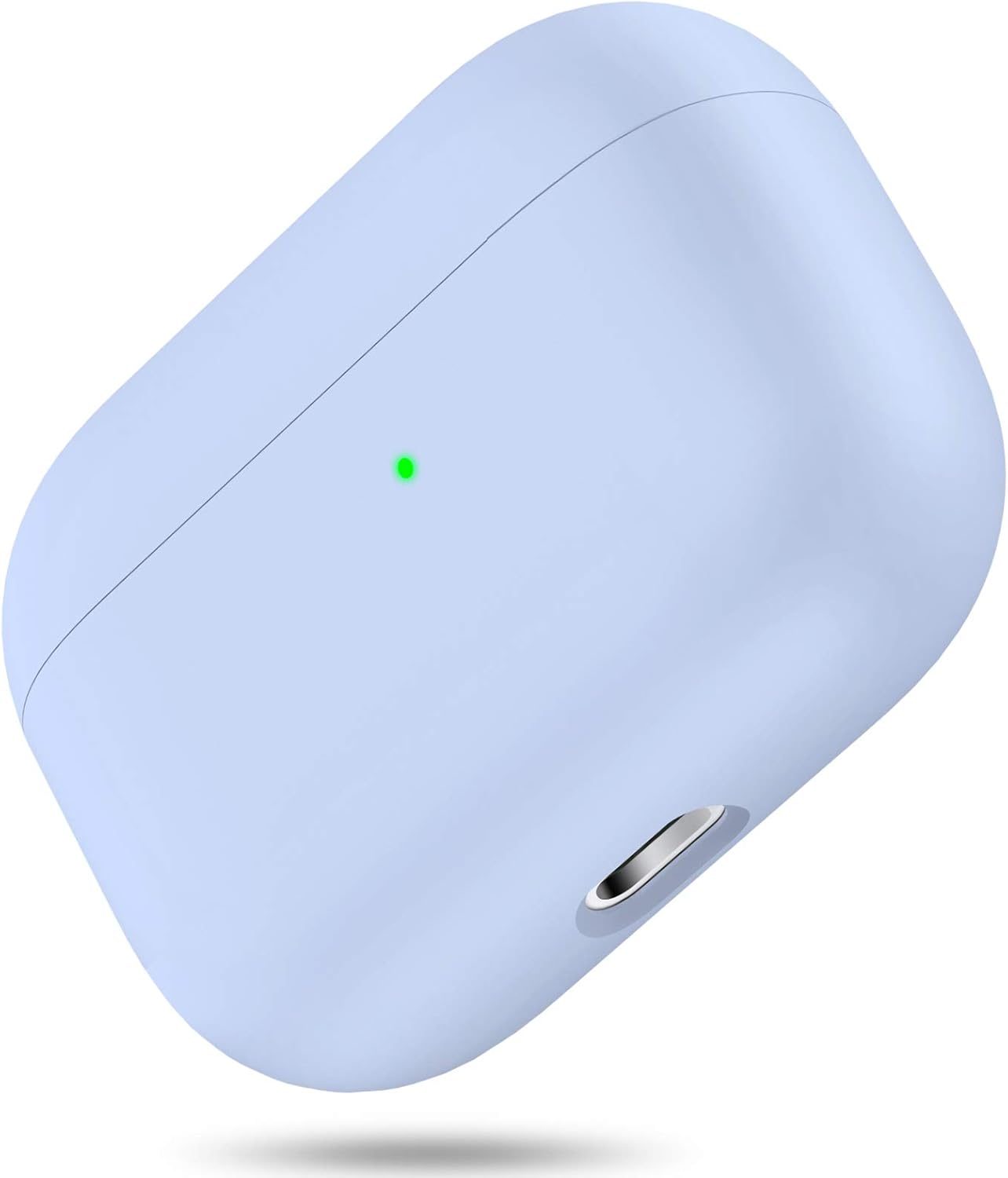 Miracase – Funda protectora de silicona líquida para Airpods Pro, triple capa protectora, funda de carga para AirPods Pro, 2019, con luz LED