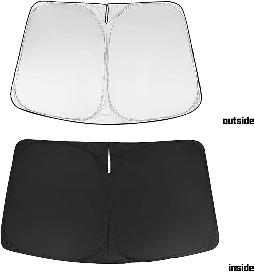 D-Lumina Parasol para parabrisas compatible con Toyota Tacoma 2016 2017 2018 2019 2020 2021 2022 2023 2024  Protector de parasol plegable para