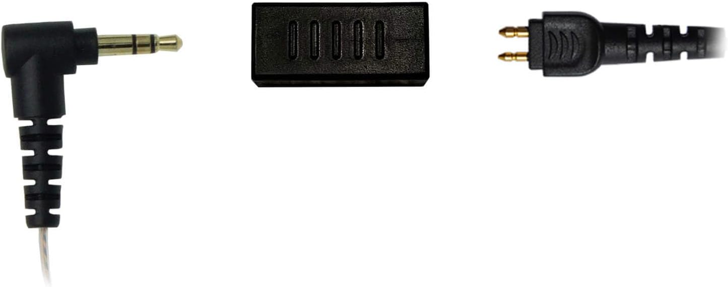 Kit de actualización de micrófonoauricular de la serie invisible, cubierta sin cámaraauricular táctico de radio ambidiestro, convertidor de