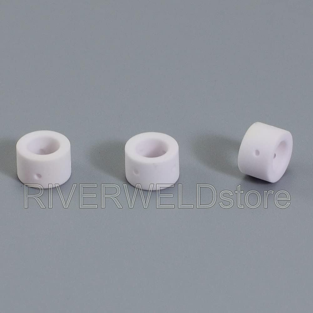 RIVERWELD 60pcs ESAB L-TEC PT-31 JG-40 WSD-LG40 Electrodo de plasma 18205L Consejos Boquilla 18866L Extendido Escudo Sudario Copa 18204 Kit Fit