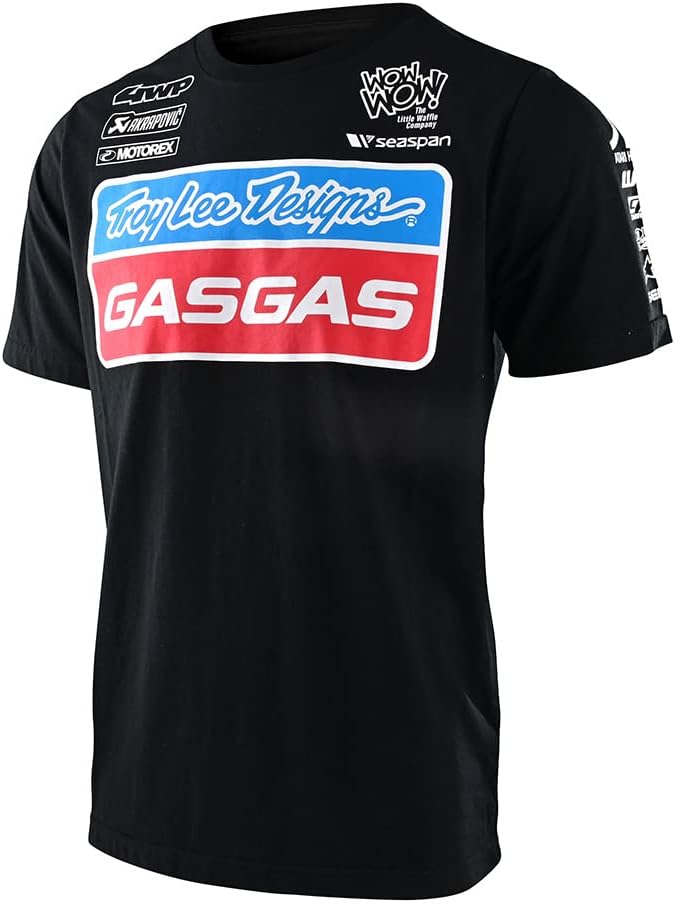 Troy Lee Designs Camiseta GasGas Team, Negro –