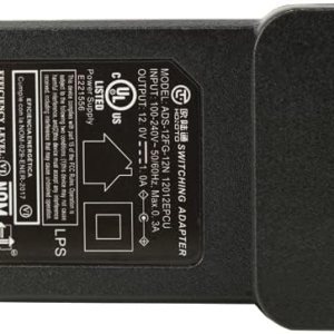 Paquete de 2 fuentes de alimentación de 12 V 1 A CACC, CA 100-240 V a CC, adaptador de pared de 12 W, 12 V, 1 amperio, convertidor de alimentación Paquete de 2 fuentes de alimentación de 12 V 1 A CACC, CA 100-240 V a CC, adaptador de pared de 12 W, 12 V, 1 amperio, convertidor de alimentación