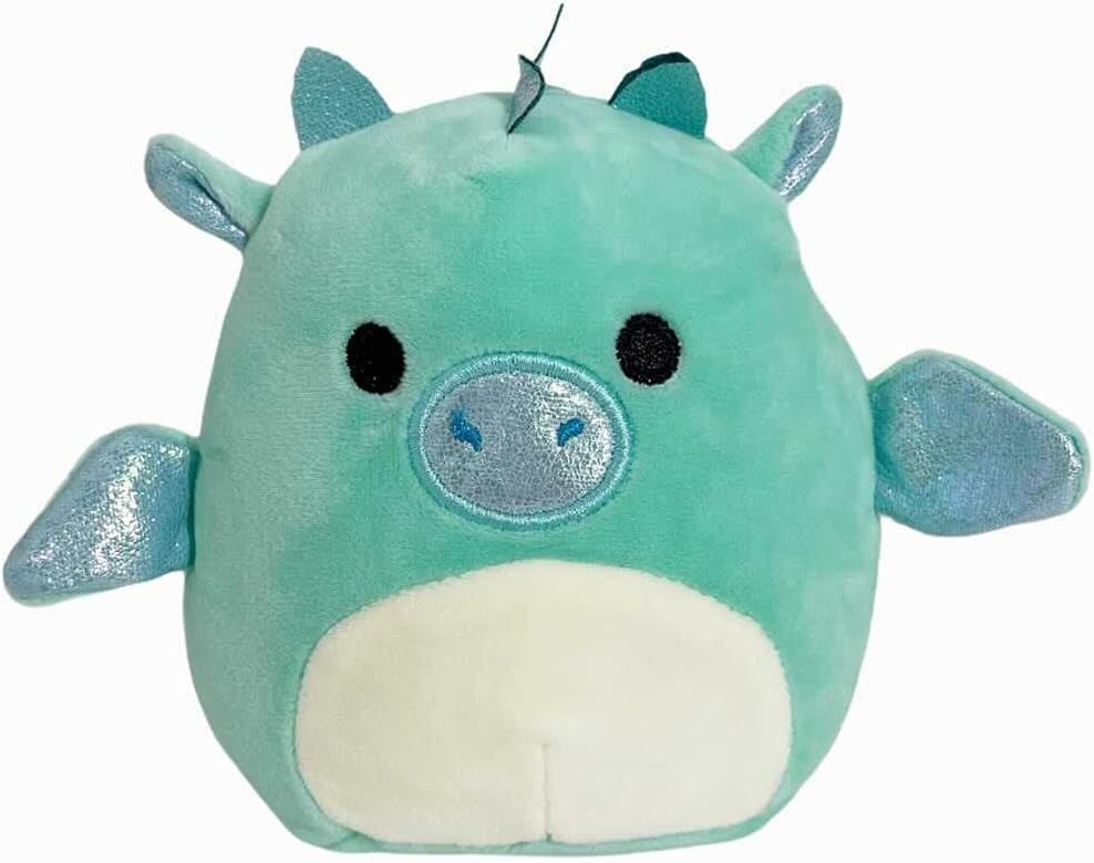Squishmallow s Official Kellytoy Peluche suave de 5 pulgadas, animales de juguete (Miles Dragón)