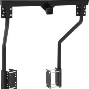 Yehchi Litera de bicicleta para bandeja de carga, marco en A ajustable, para remolque, capacidad de peso de 100 libras, color negro Yehchi Litera de bicicleta para bandeja de carga, marco en A ajustable, para remolque, capacidad de peso de 100 libras, color negro