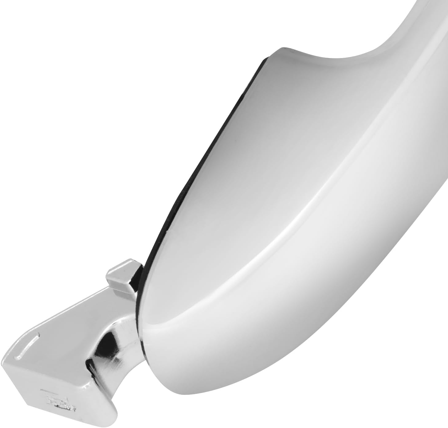 DNA MOTORING Manija de puerta exterior delantera izquierda compatible con 09-13 Kia ForteKoup, con cerradura de cerradura, cromo, OEM-DHO-01244