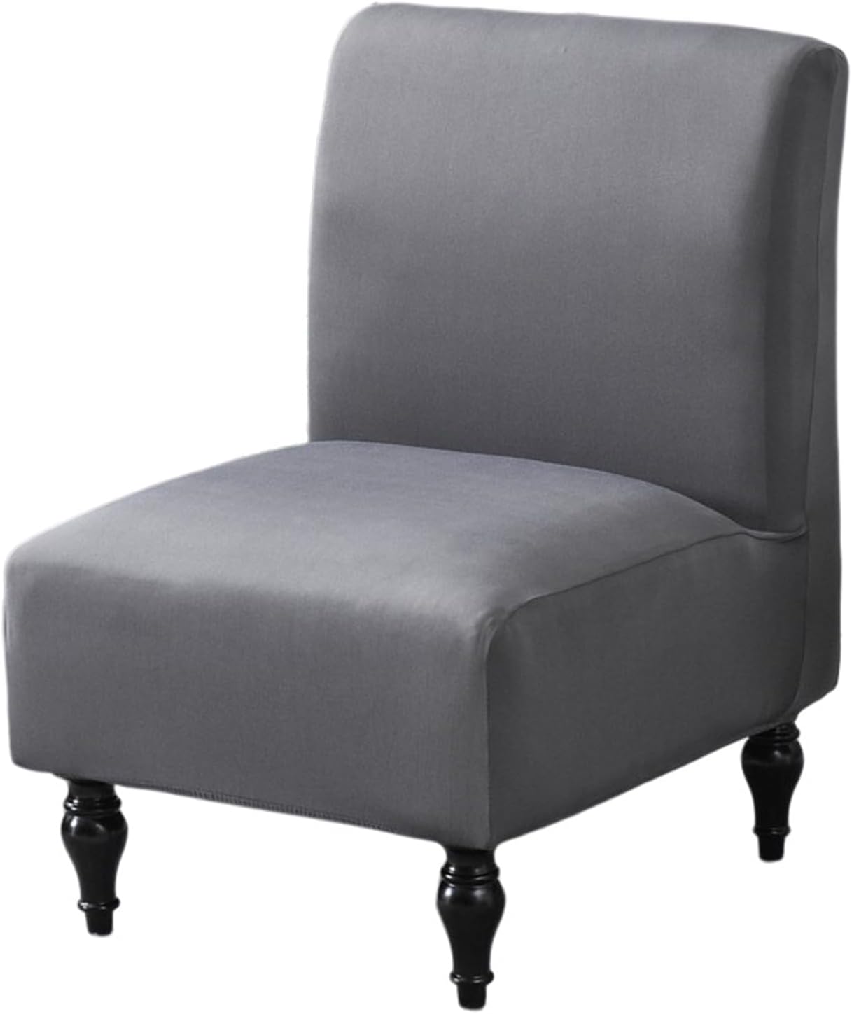 GOSTADY Funda elástica para silla sin brazos, lavable, funda protectora de muebles para silla sin brazos estampada extraíble para sala de estar,