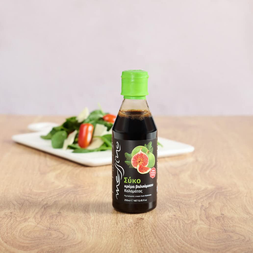 Messino Higo Vinagre Balsámico Glaseado importado de Grecia, 8.5 fl oz