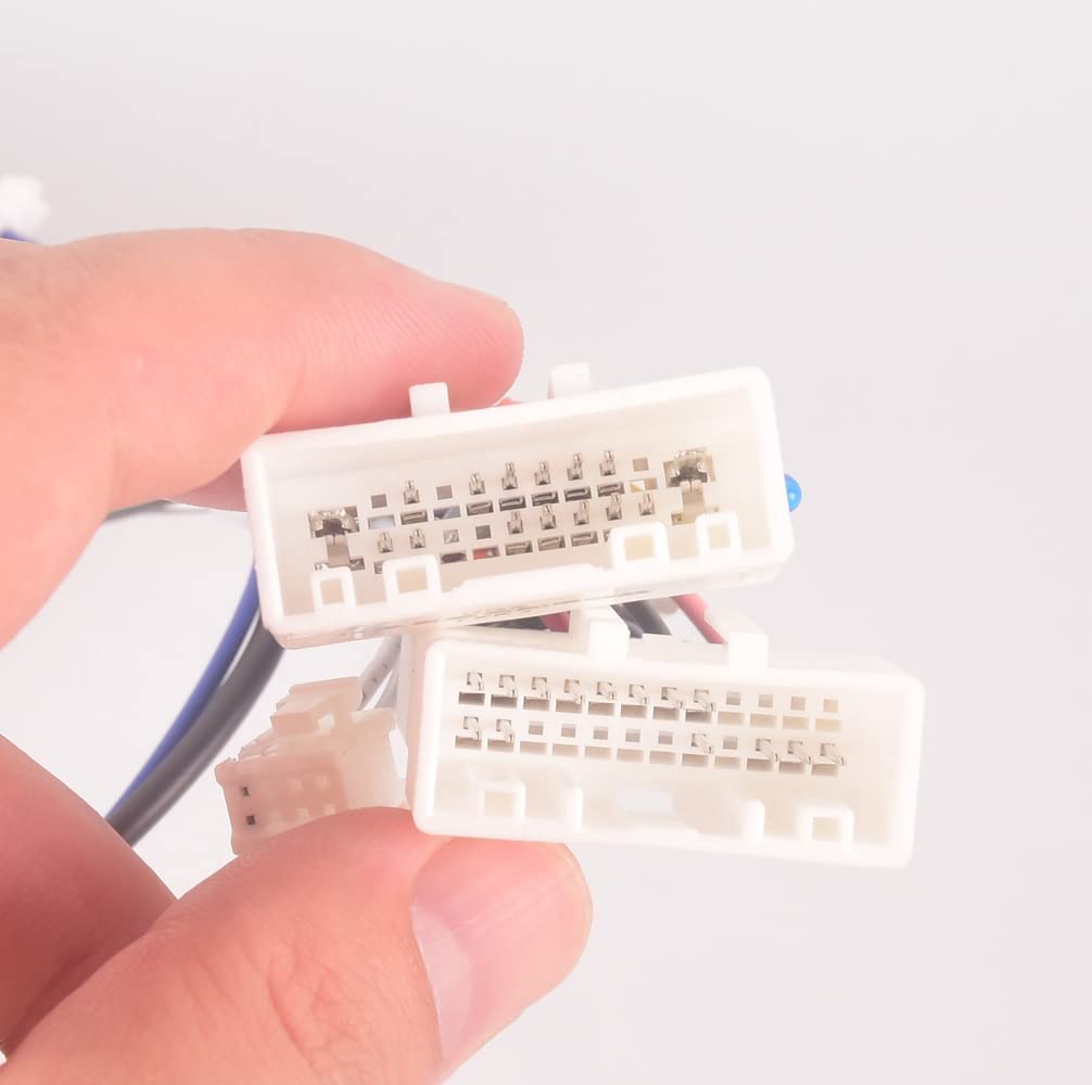 Radio coche estéreo cableado arnés cable Android 16pin para Nissan Qashqai j11 X-Trail Tiida 2014 2015 2016 7Z11C