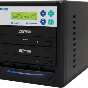 1 to 1 24X Burner M-Disc Support CD DVD Duplicator – Standalone Copier Duplication Tower OPTO-S1T-DVD-BK 1 to 1 24X Burner M-Disc Support CD DVD Duplicator – Standalone Copier Duplication Tower OPTO-S1T-DVD-BK