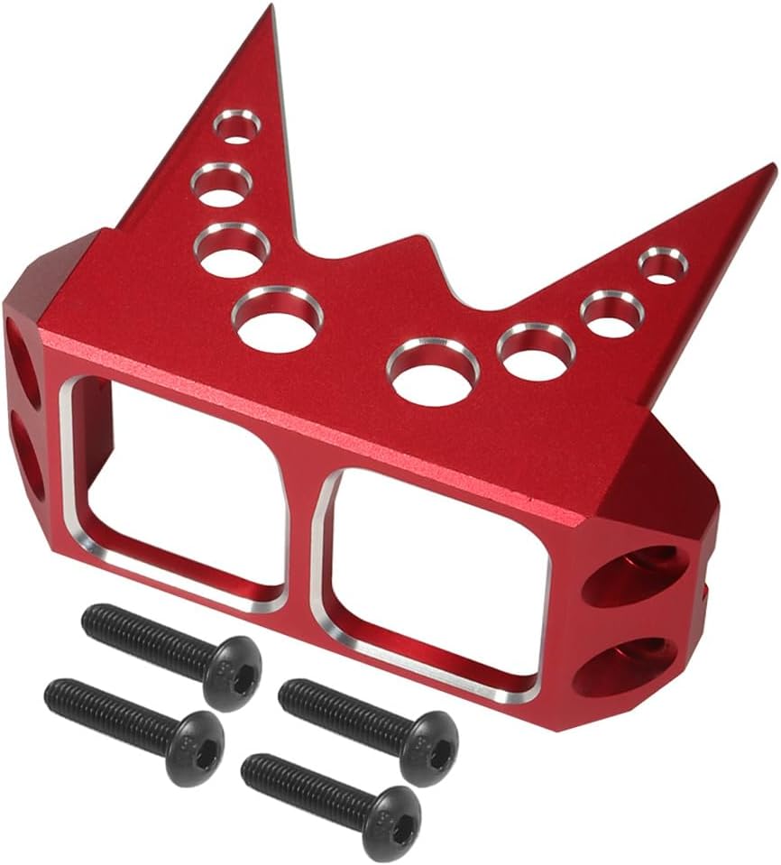 Servo guardias RC de aleación de aluminio para servo guardia de dirección cubierta SOA para 110 RC Crawler Rig Rock Bouncer Roll Cage Capra RR10