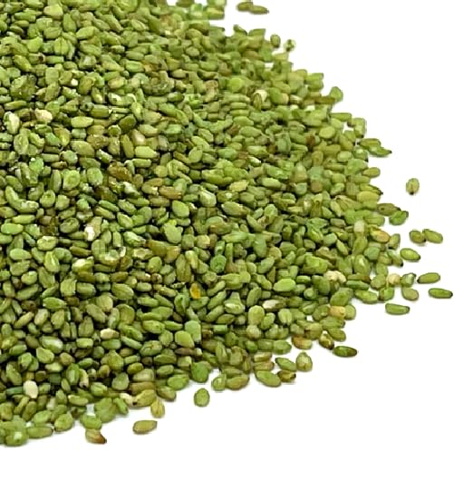 Wasabi Semillas de sésamo  Sabor afilado a nuez con subtono picante  Utilizado en alimentos de inspiración asiática, sushi, salteados, ensaladas,