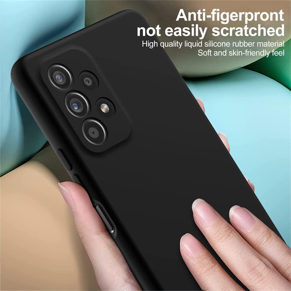 NEZIH Slim Matte Black Cover Liquid TPU Thin Gel Liquid Crystal Durable Compact Case for Samsung Galaxy A32 5G Yuuki Asuna Kirigaya Kazuto Anime