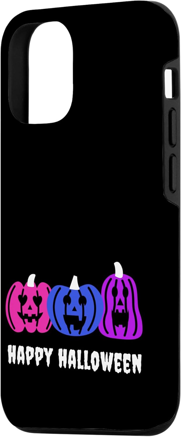 iPhone 1212 Pro Happy Halloween Bisexual Pride Bi Pride LGBTQ LGBT Case