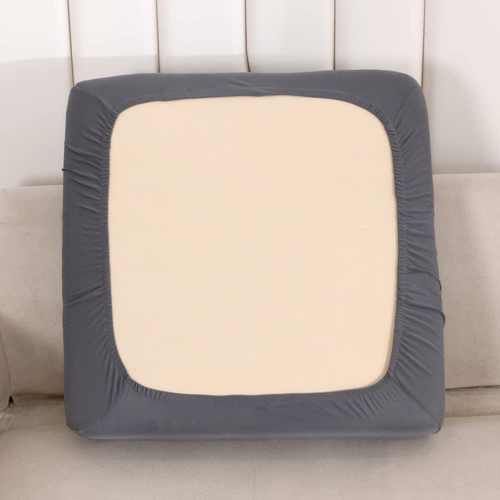 AURLOE Fundas impermeables para sofá, 2 piezas, fundas elásticas para sillón, protector de muebles con elástico adecuado para sofá biplaza, sofá con