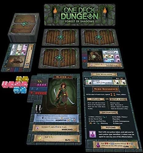 Asmadi Games One Deck Dungeon Forest of Shadows Juegos de mesa