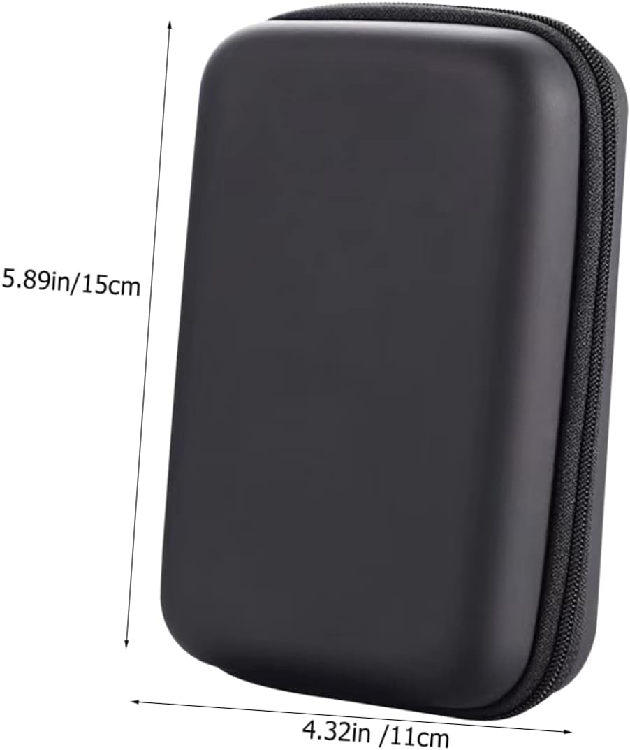 ULDIGI Bolsa de almacenamiento a prueba de golpes, bolsa para auriculares, unidad de disco duro, organizador de cables, bolsa organizadora de