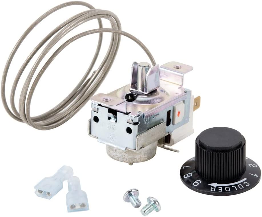 TRUE – Kit de control de temperatura 800393 800306 – Termostato de piezas de refrigerador 831932, 461387. Pieza de repuesto original OEM con
