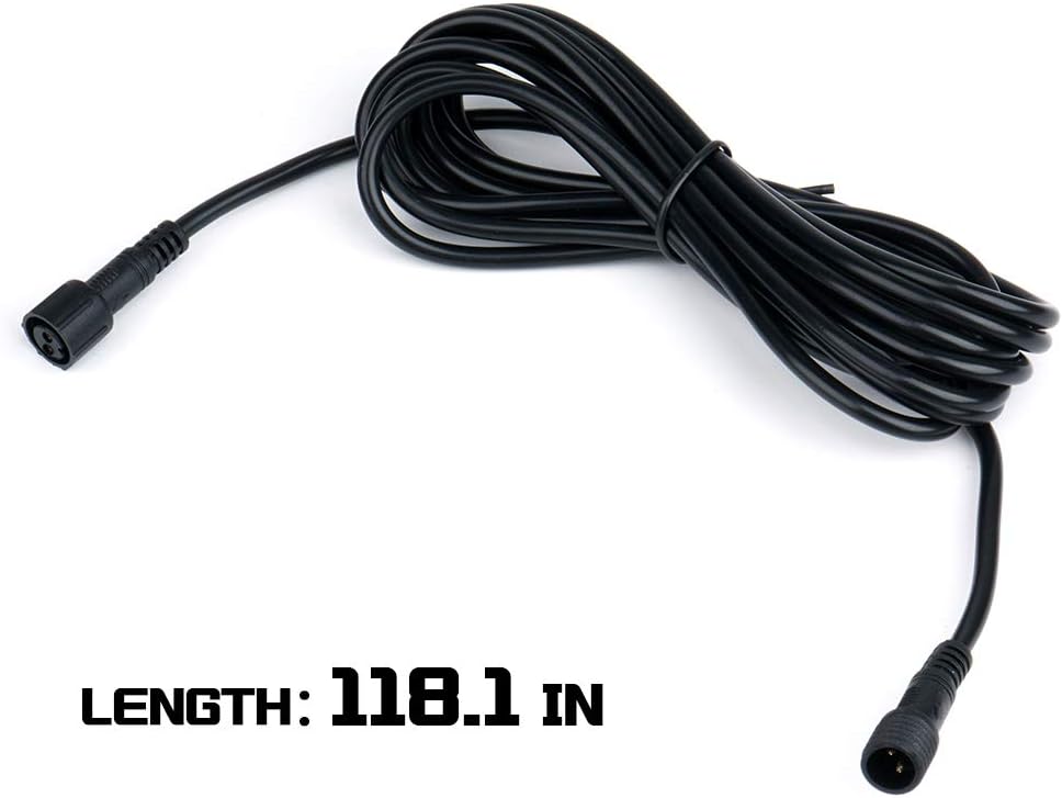 Cable de extensión de 2 pines de 10 pies para kit de luces estroboscópicas LED Xprite