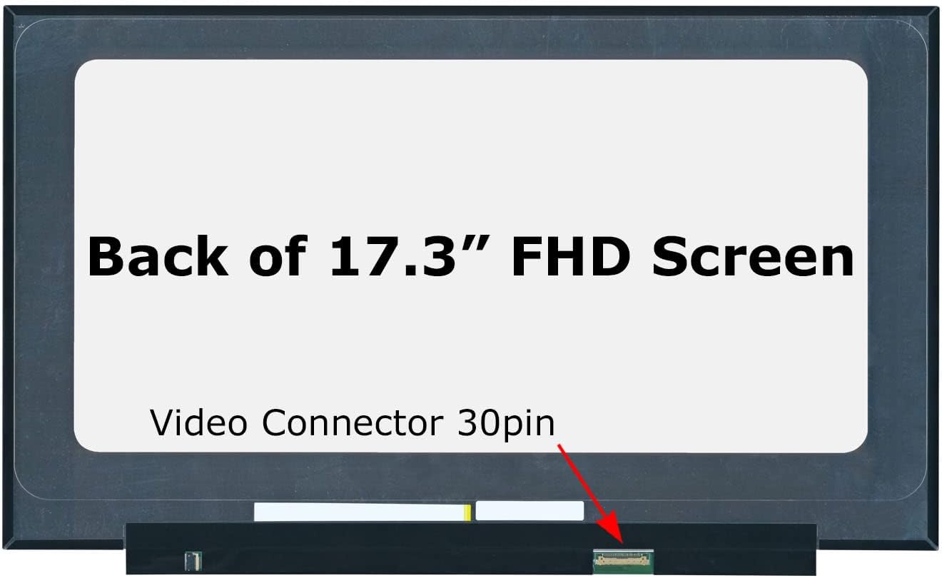 SCREENARAMA Nueva pantalla de repuesto para G7 17 7700 P46E P46E001, 60Hz, FHD 1920×1080, mate, pantalla LED LCD con herramientas