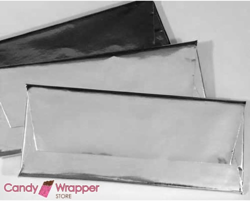 Hojas de papel de aluminio para envolver barras de chocolate Hershey’s de color azul claro, 40 hojas