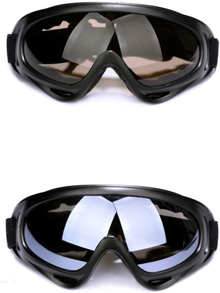 Gafas de motocicleta  Juego de 5  Dirt Bike ATV Motocross Anti-UV 400 Gafas tácticas militares para hombres, mujeres, niños, jóvenes y adultos