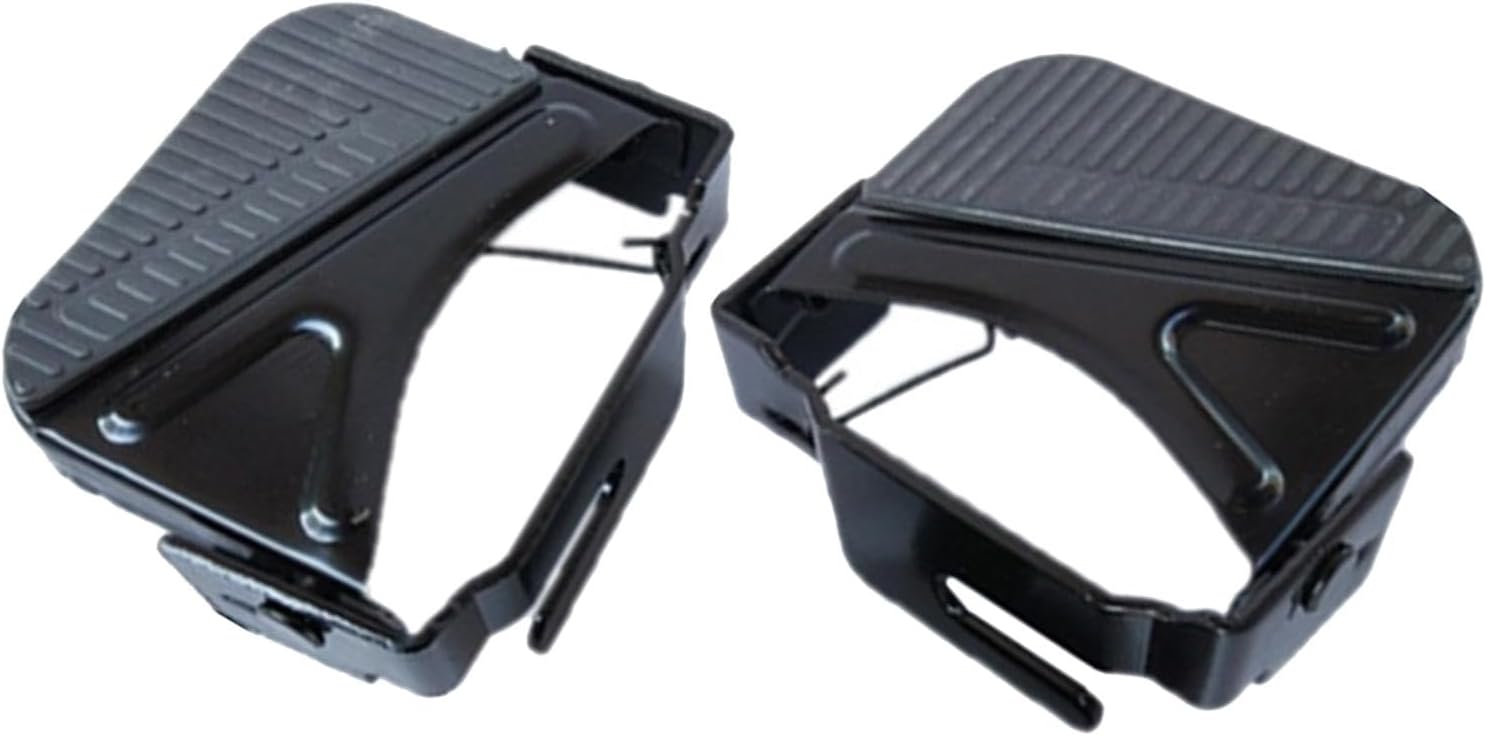 1 par de pedales traseros de bicicleta Reposapiés plegables de liberación rápida Placas de pie plegables Pedales de acero Pedales de bicicleta
