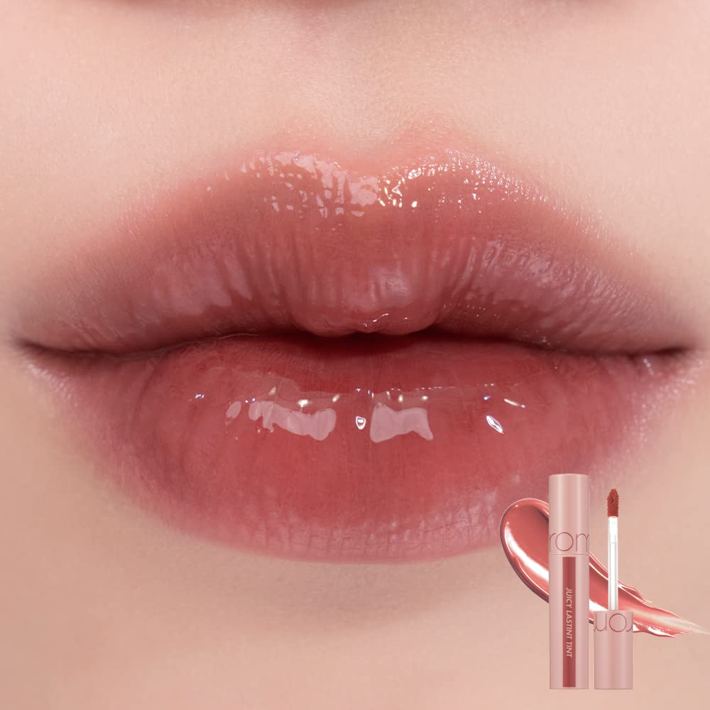rom&nd Juicy Lasting – Tinte de labios de color intenso con acabado jugoso y brillante, de larga duración, efecto MLBB, hidratante, altamente