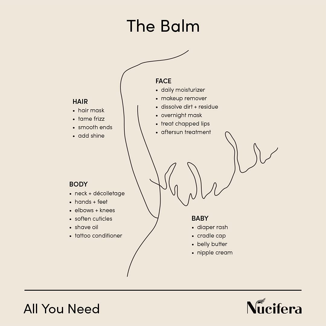 The Balm Kokum Butter – Bálsamo corporal con mantequilla de mango, crema multiusos para el cuidado de la piel a base de plantas para cara, cuerpo,