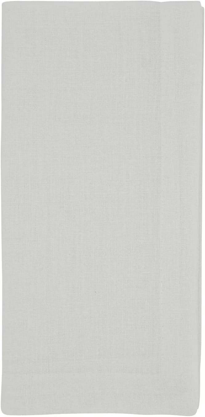 Fennco Styles Servilletas de cóctel de 100 % lino de color sólido para uso diario, 10 pulgadas de ancho x 10 pulgadas, juego de 4 posavasos de tela