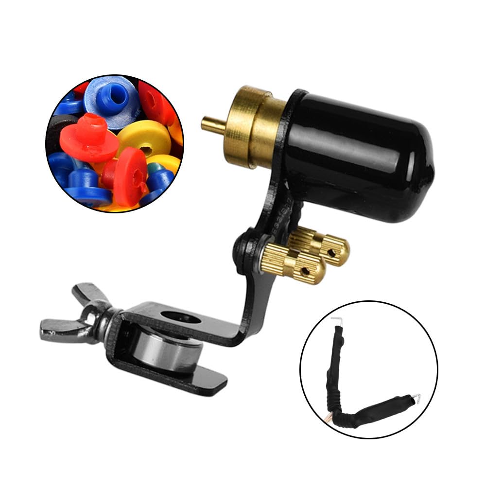 TTOOGO Máquina rotativa de tatuaje – Máquina de tatuaje con motor para tatuaje, máquina de sombreado de trazador de líneas secretas, kit completo de