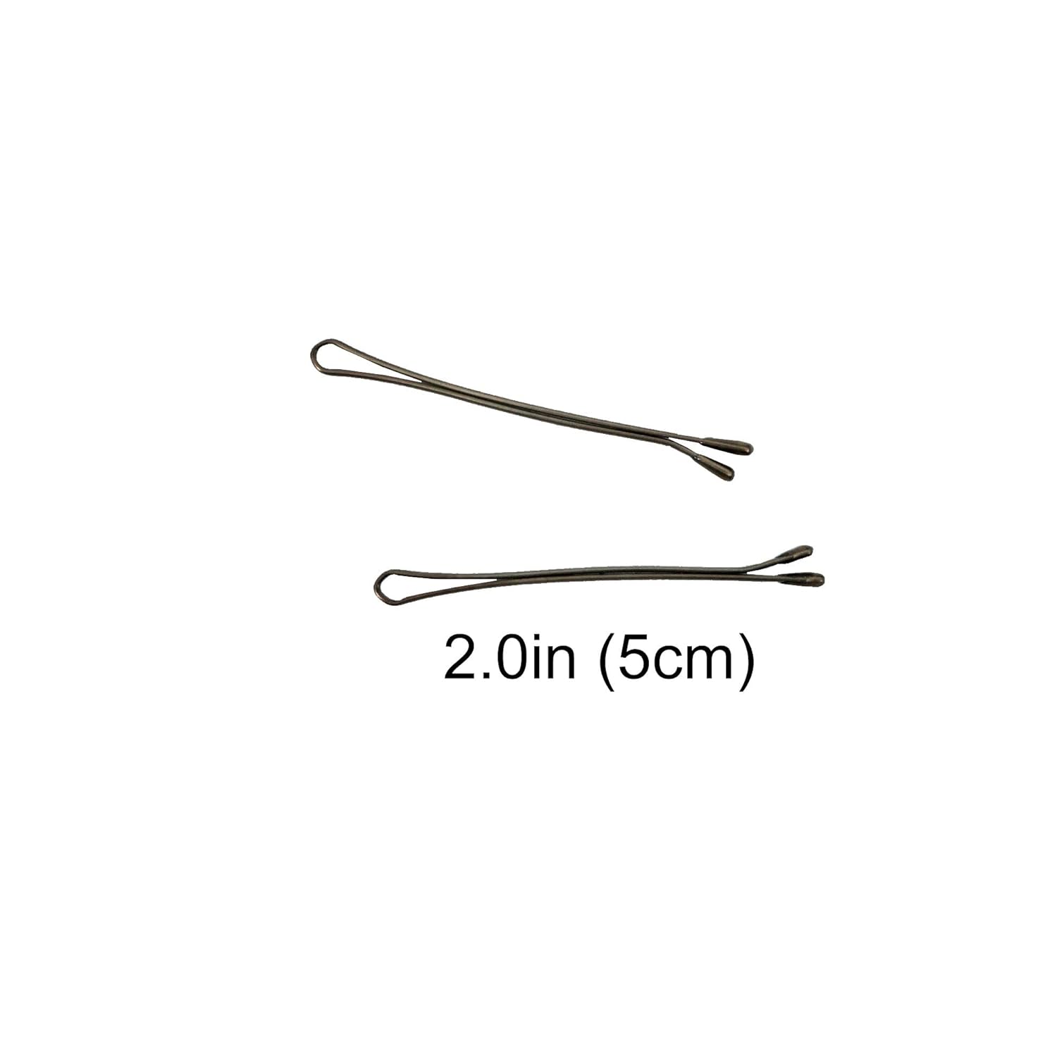 Amelia Beauty Products Bobby Pin Flat estándar  Accesorios de peluquería para todo tipo de cabello  10.58 oz en recipiente transparente Pasadores