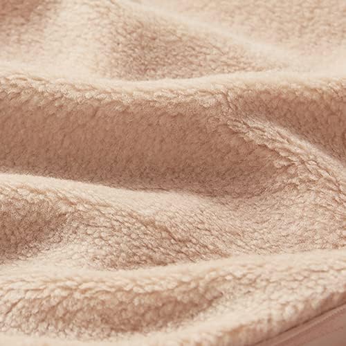 Juego de 2 fundas de almohada de sherpa, acogedoras y esponjosas, fundas de cojín decorativas para sofá, cama, almohadas decorativas, 18 x 18
